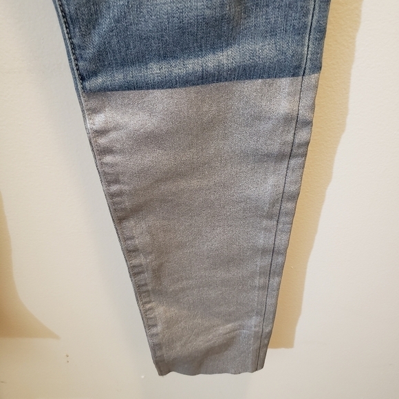Sam Edelman The Kitten Two Tone Jeans NWT Size 27 - Picture 10 of 13